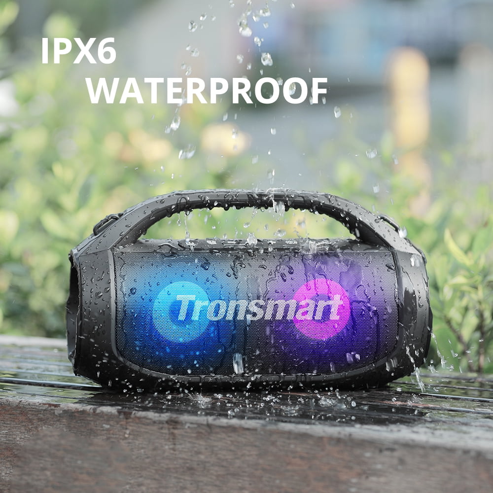 Tronsmart Bang SE Portable Speaker Waterproof, 40W Stereo Deep Bass, Colorful LED, IPX6, 24H Playtime, Lightweight Portable Design, Wireless Bluetooth Speaker for Party/Outdoor/Travel