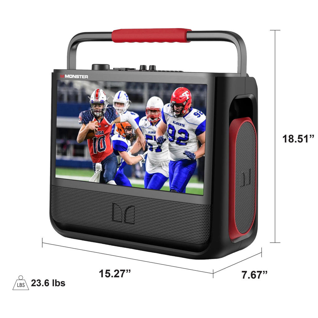Monster Vision 3 15.6" Portable Video Speaker