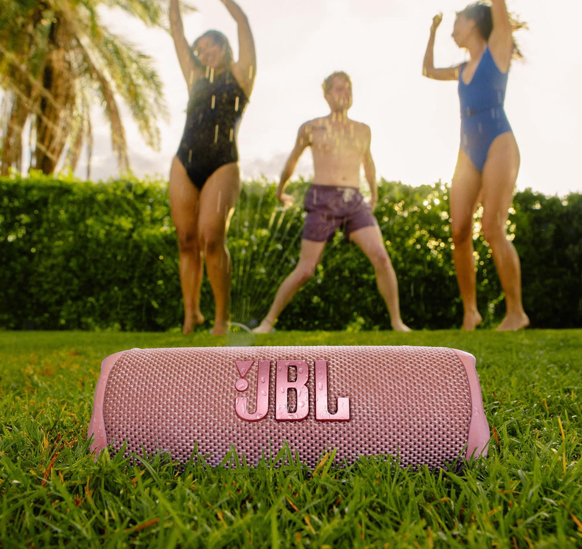 JBL Flip 6 Pink Portable Bluetooth Speaker and divvi! Case Bundle