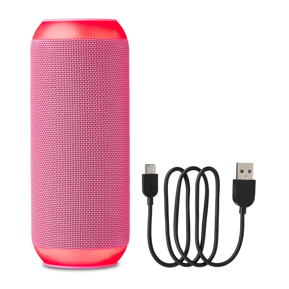 onn Large Rugged Speaker with Bluetooth Wireless Technology and LED Lighting, Camo