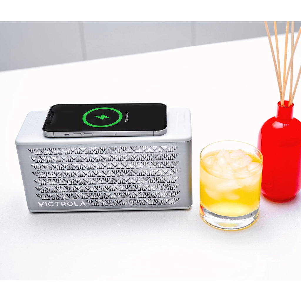 Victrola Music Edition 2 Tabletop Bluetooth Speaker (Silver)