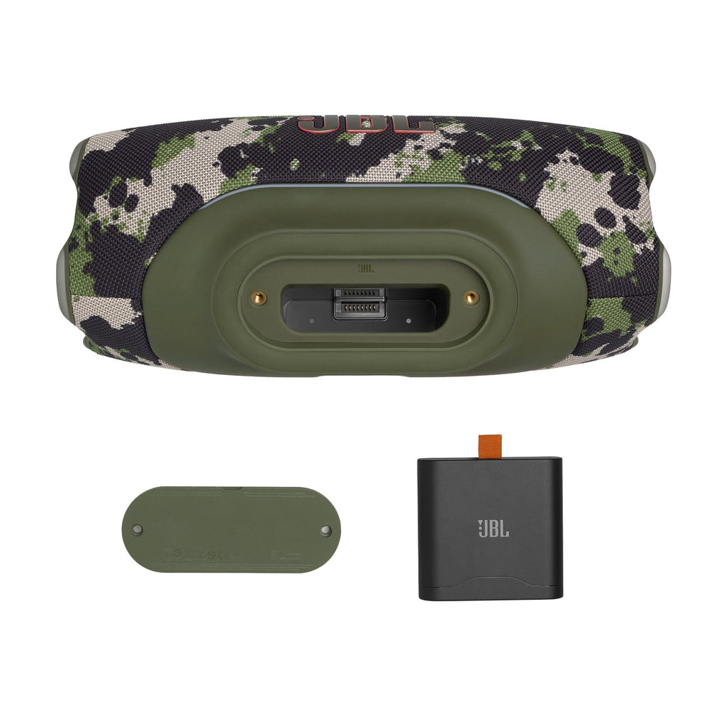 JBL Xtreme 5 - Portable waterproof speaker with massive legendary JBL sound, ambient edge lighting, and a convenient shoulder strap - Black