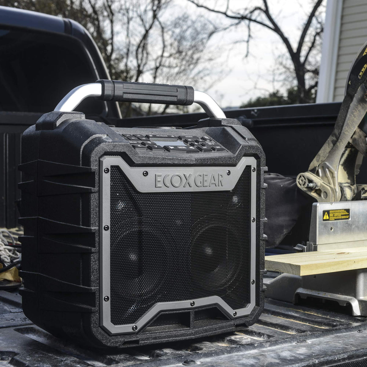 EcoXGear EcoTrek 15.4" x 10.2" x 16.7" Waterproof, Shockproof, Fully Submersible, 100 W Bluetooth EcoTrek Speaker