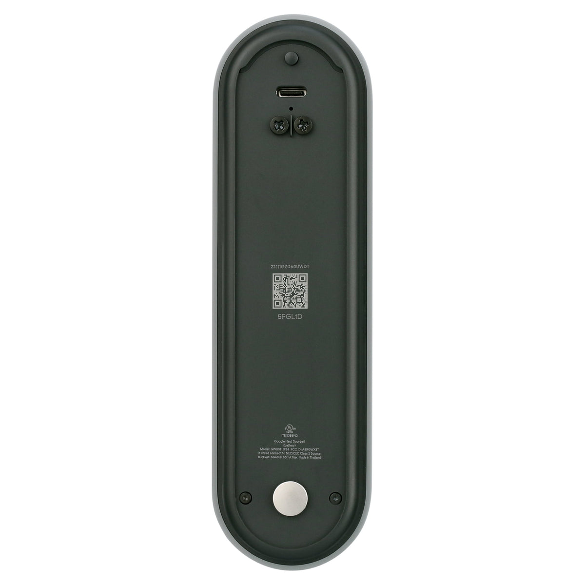 Google Nest Doorbell (Battery) - Video Doorbell Camera - Wireless Doorbell Security Camera - Snow