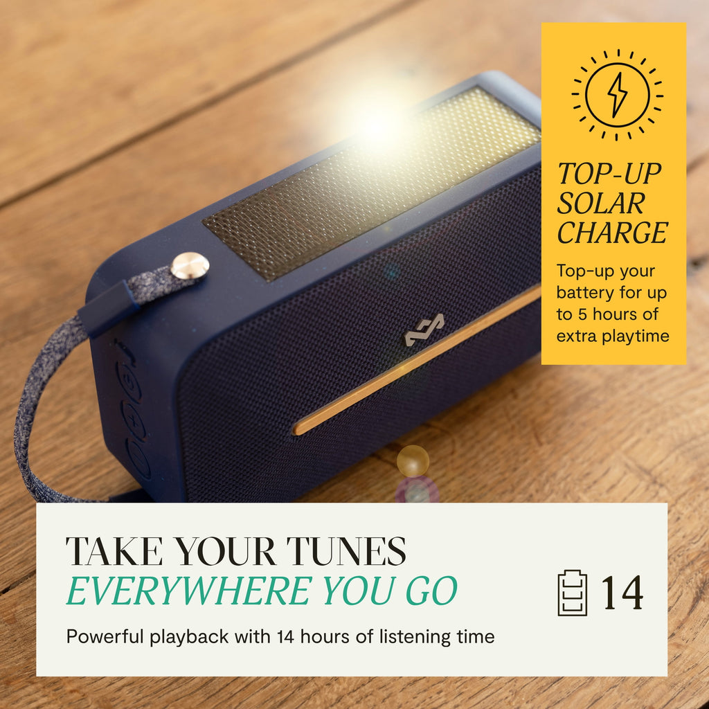 House of Marley Rise Up Solar Bluetooth® Speaker - Blue