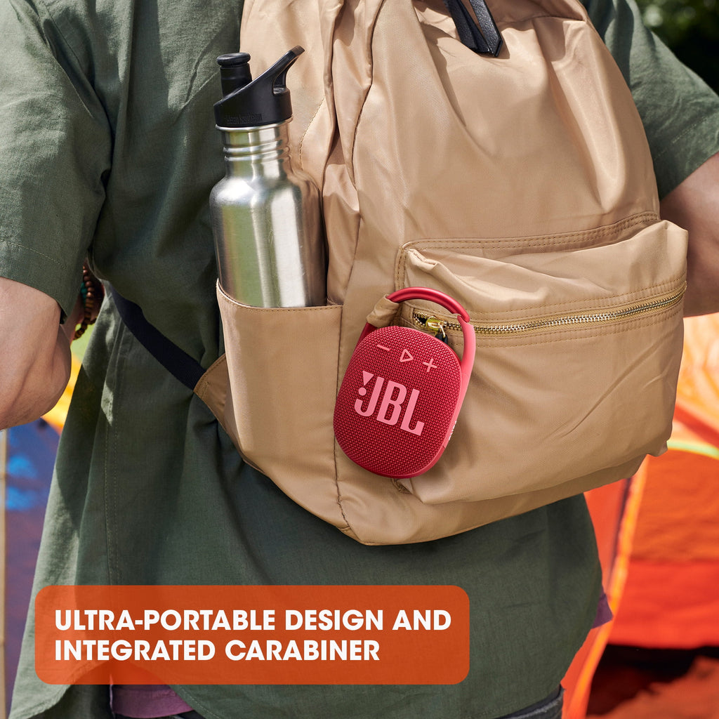JBL Clip 4 - Ultra-portable Waterproof Speaker - Red