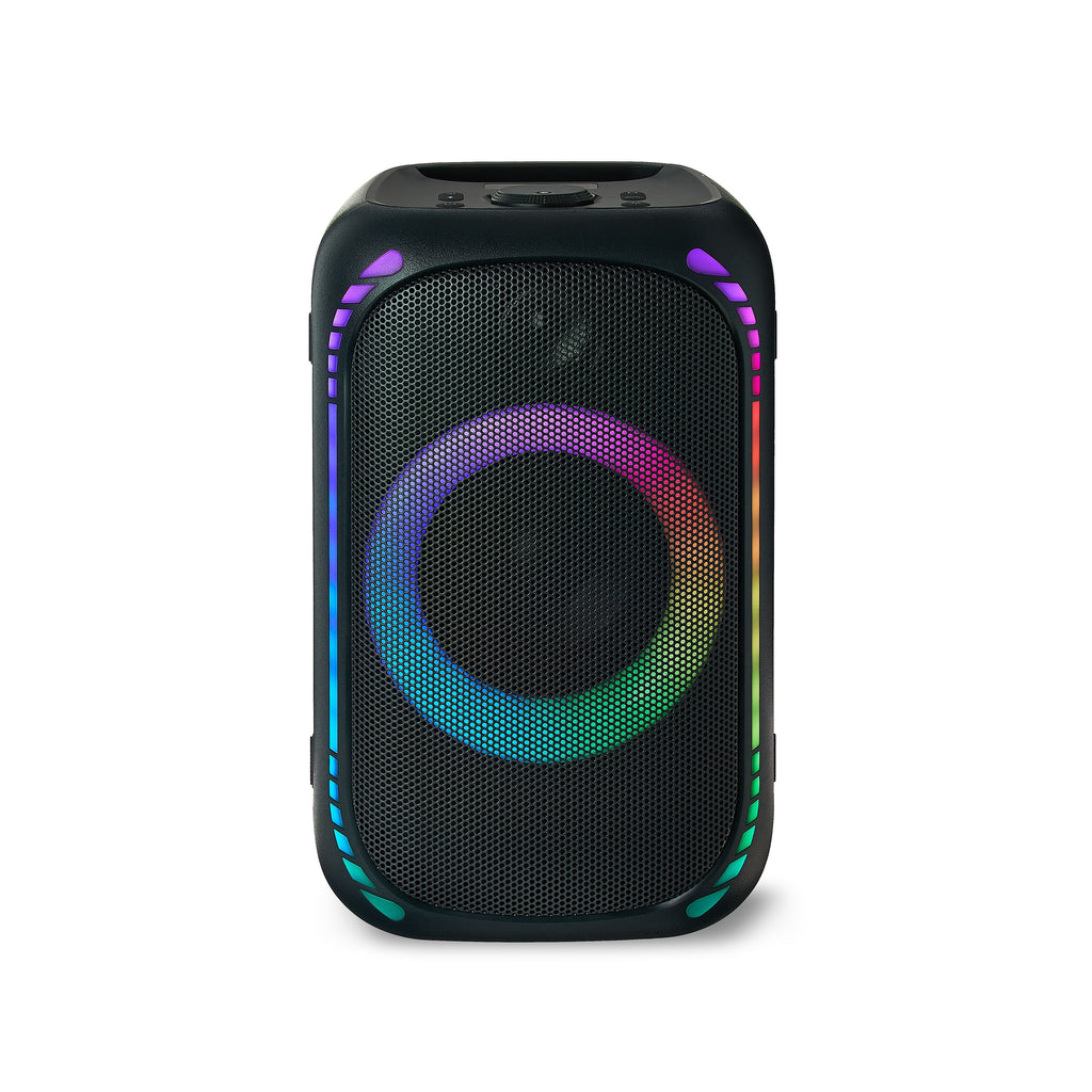 Onn Medium Portable Party Speaker Gen. 2, IPX7 Waterproof, 3 Speakers, Black