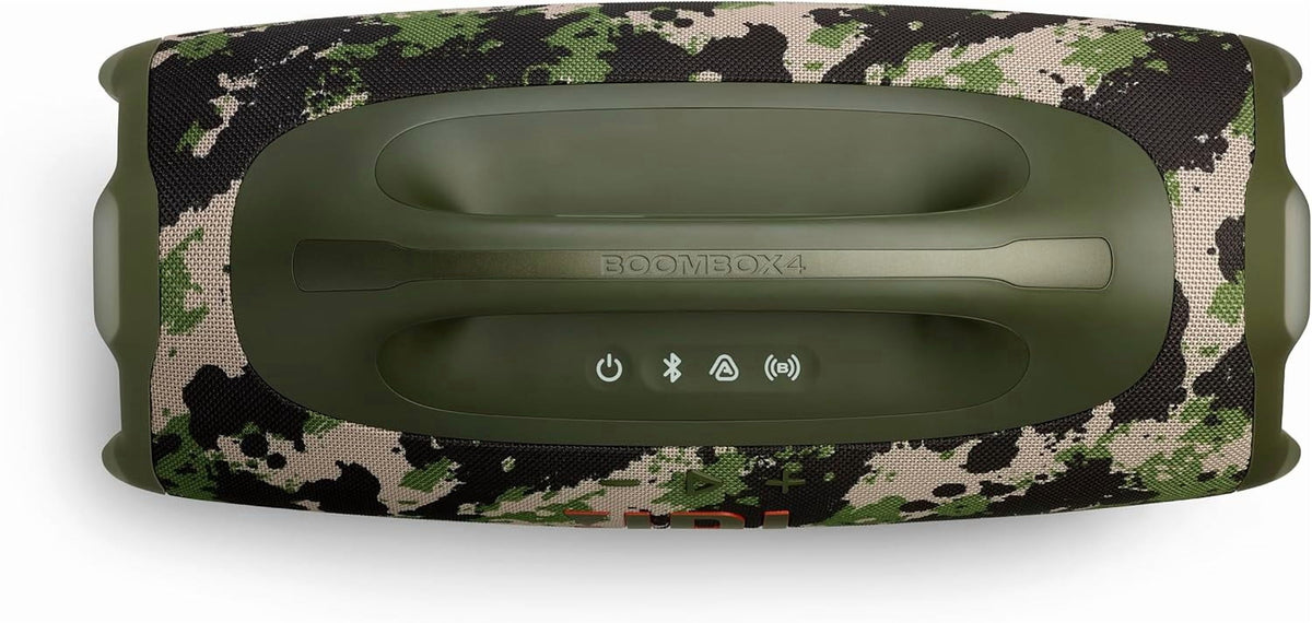 JBL Boombox 4 Portable Waterproof Bluetooth Speaker with Electronics Expo Gear Weather-Resistant Hard-Shell Travel Case – Powerful Bass, 34-Hour Playtime, IP68 Waterproof, Auracast, BLACK