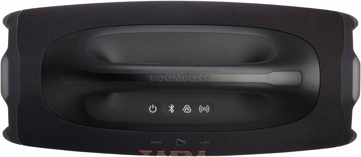 JBL Boombox 4 Portable Waterproof Bluetooth Speaker with Electronics Expo Gear Weather-Resistant Hard-Shell Travel Case – Powerful Bass, 34-Hour Playtime, IP68 Waterproof, Auracast, BLACK