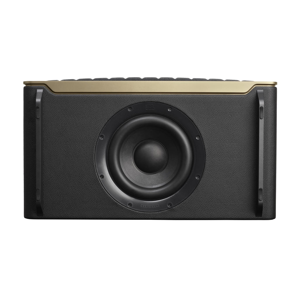 Restored JBL Authentics 500 - Hi-fidelity smart home speaker with Wi-Fi, Bluetooth and Voice Assistants with retro design - Black (Refurbished)