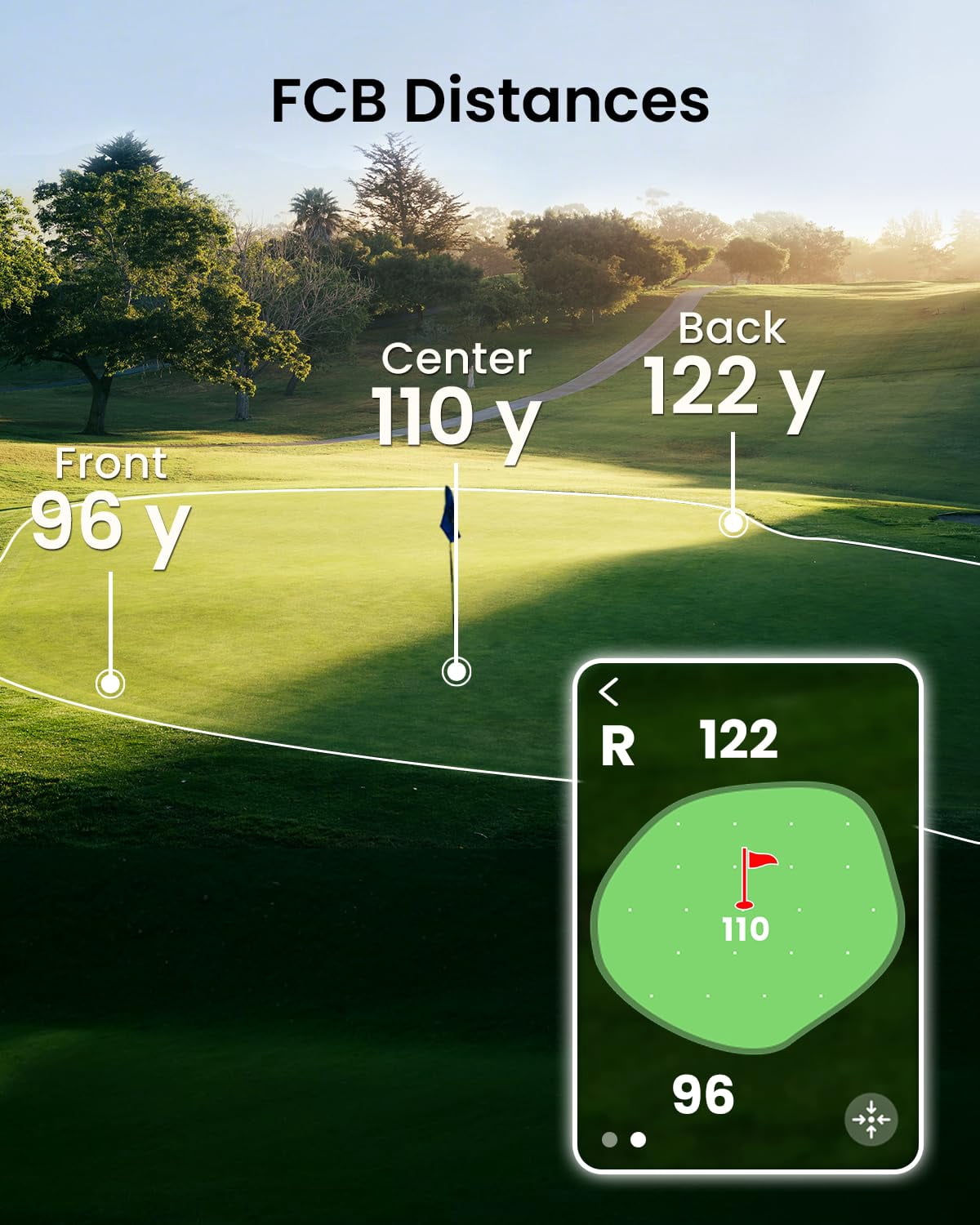 MiLESEEY GeneSonic Pro Golf Speaker with Detachable GPS Rangefinder Handheld, 43000+ No Subscription Preloaded Courses, View & Audible Distances,Touchscreen, 15H Battery, Magnetic, Waterproof