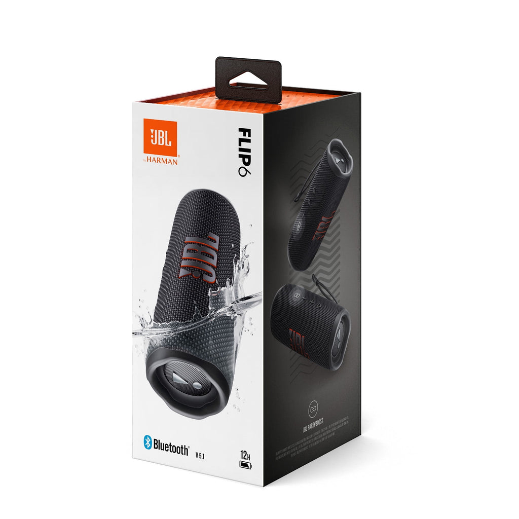 JBL Flip 6 Portable Waterproof Speaker Black