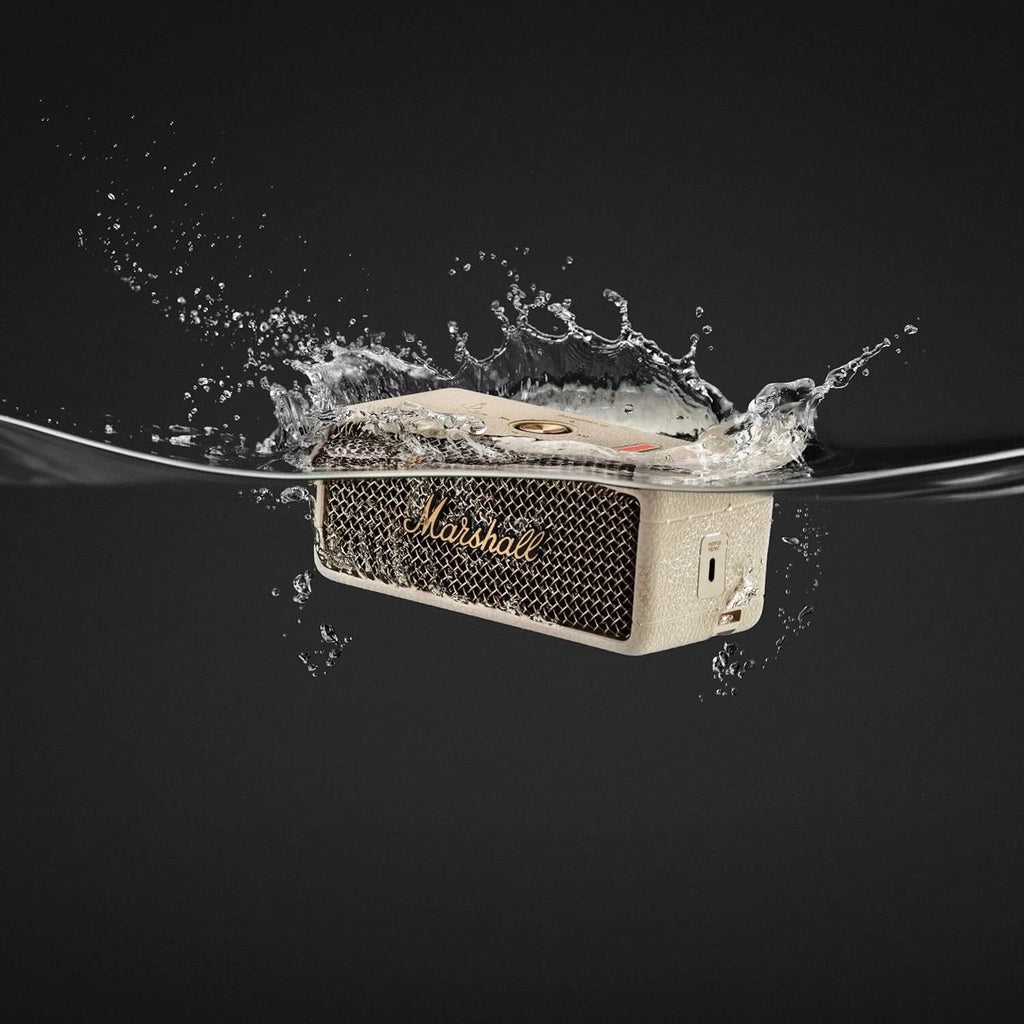 Marshall Emberton III Portable Water Resistant Bluetooth Speaker (Cream)