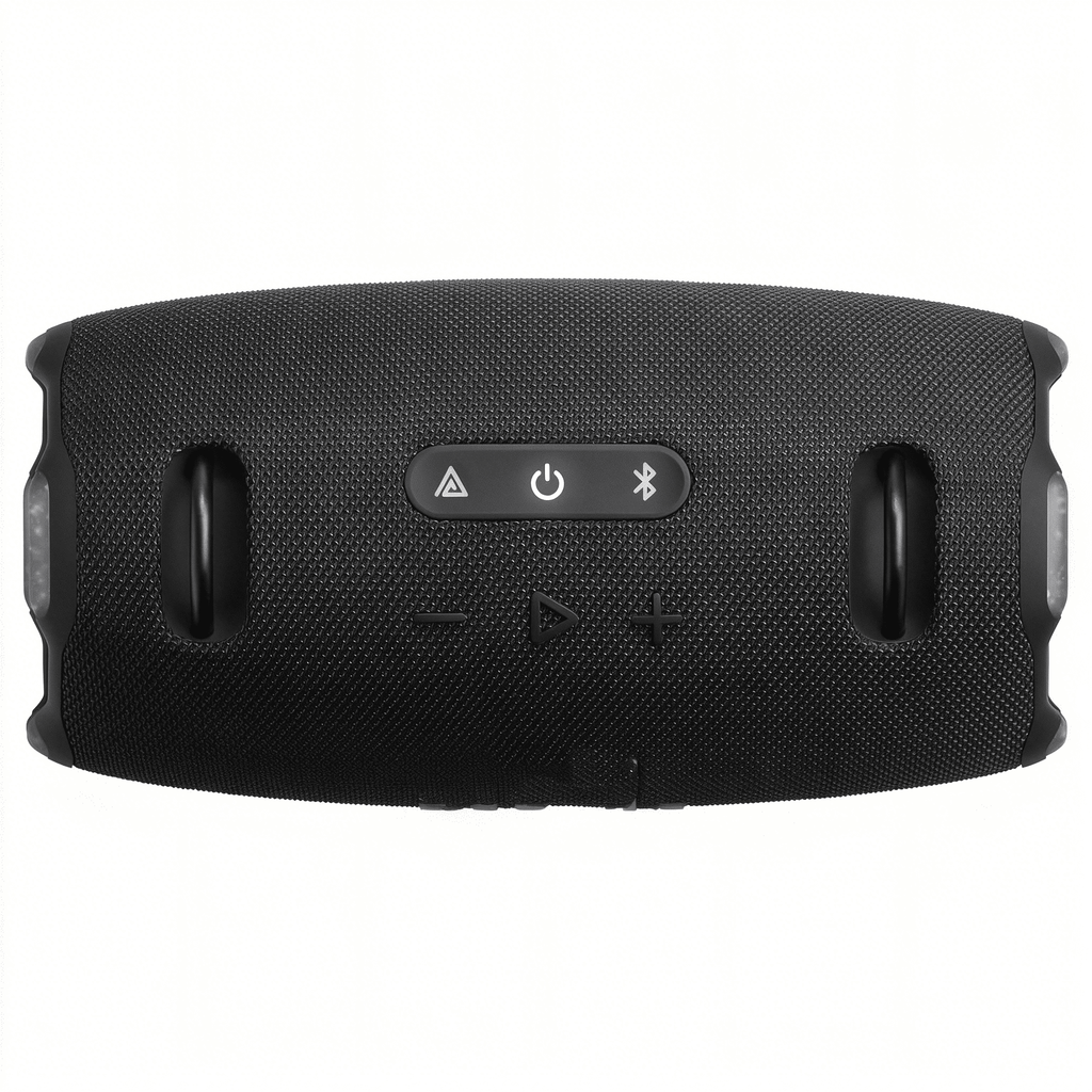 GJX Xtreme 4 - Portable Bluetooth Speaker, Powerful Sound and Deep Bass, Ip67 Waterproof, 24 Hours of Playtime, Powerbank, Partyboost for Multi-Speaker Pairing (Black)