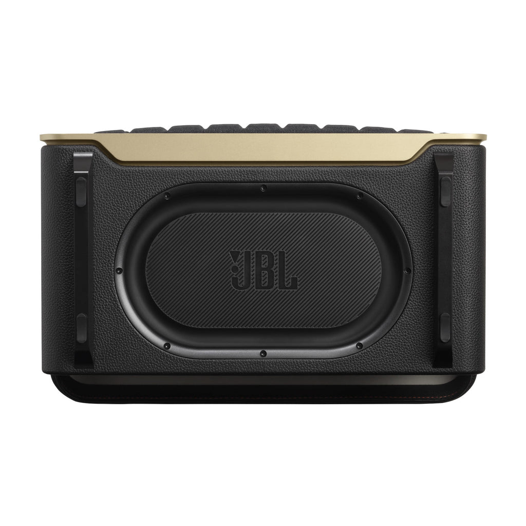 JBL Authentics 200 - Smart home speaker with Wi-Fi, Bluetooth and Voice Assistants with retro design - Black
