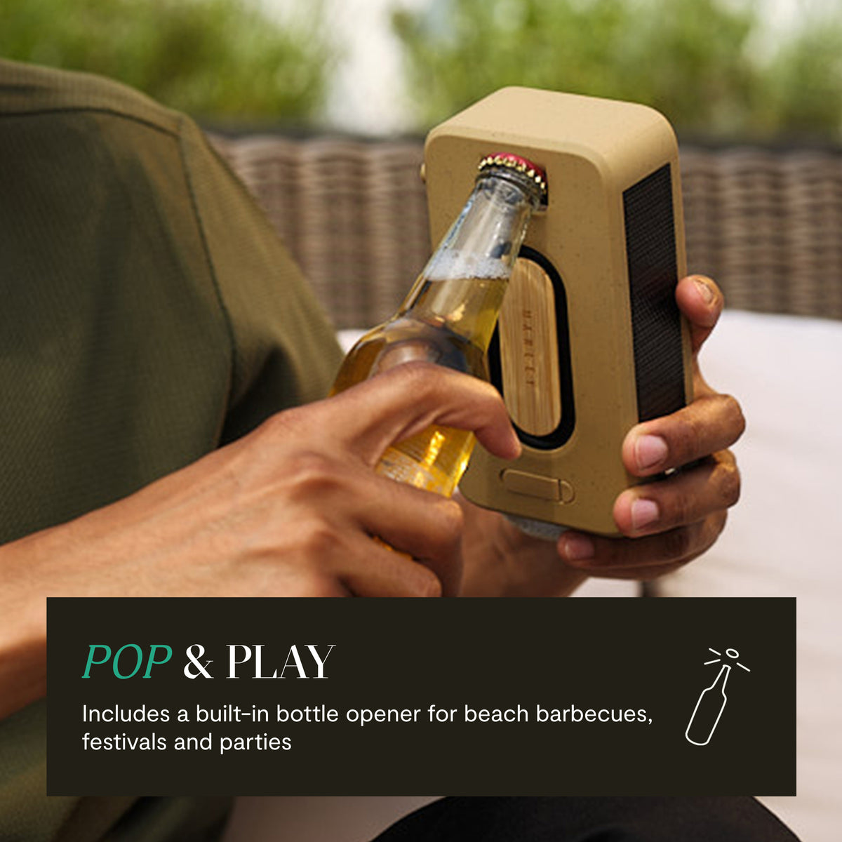 House of Marley Rise Up Solar Bluetooth® Speaker - Blue