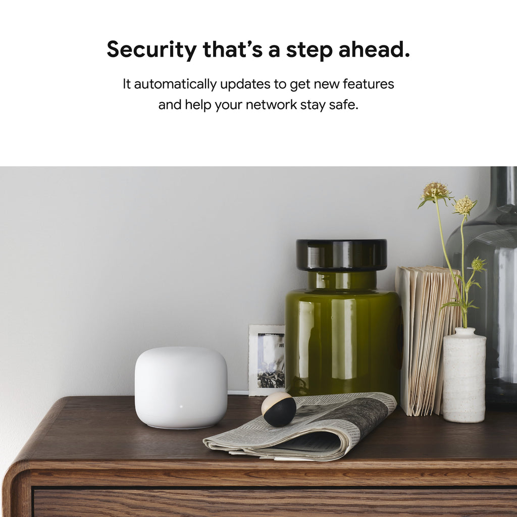 Google Pixel Nest WiFi Router Add On Access Point, Snow
