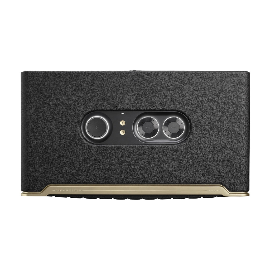 Restored JBL Authentics 500 - Hi-fidelity smart home speaker with Wi-Fi, Bluetooth and Voice Assistants with retro design - Black (Refurbished)