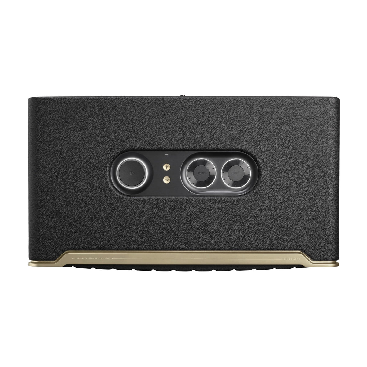 Restored JBL Authentics 500 - Hi-fidelity smart home speaker with Wi-Fi, Bluetooth and Voice Assistants with retro design - Black (Refurbished)