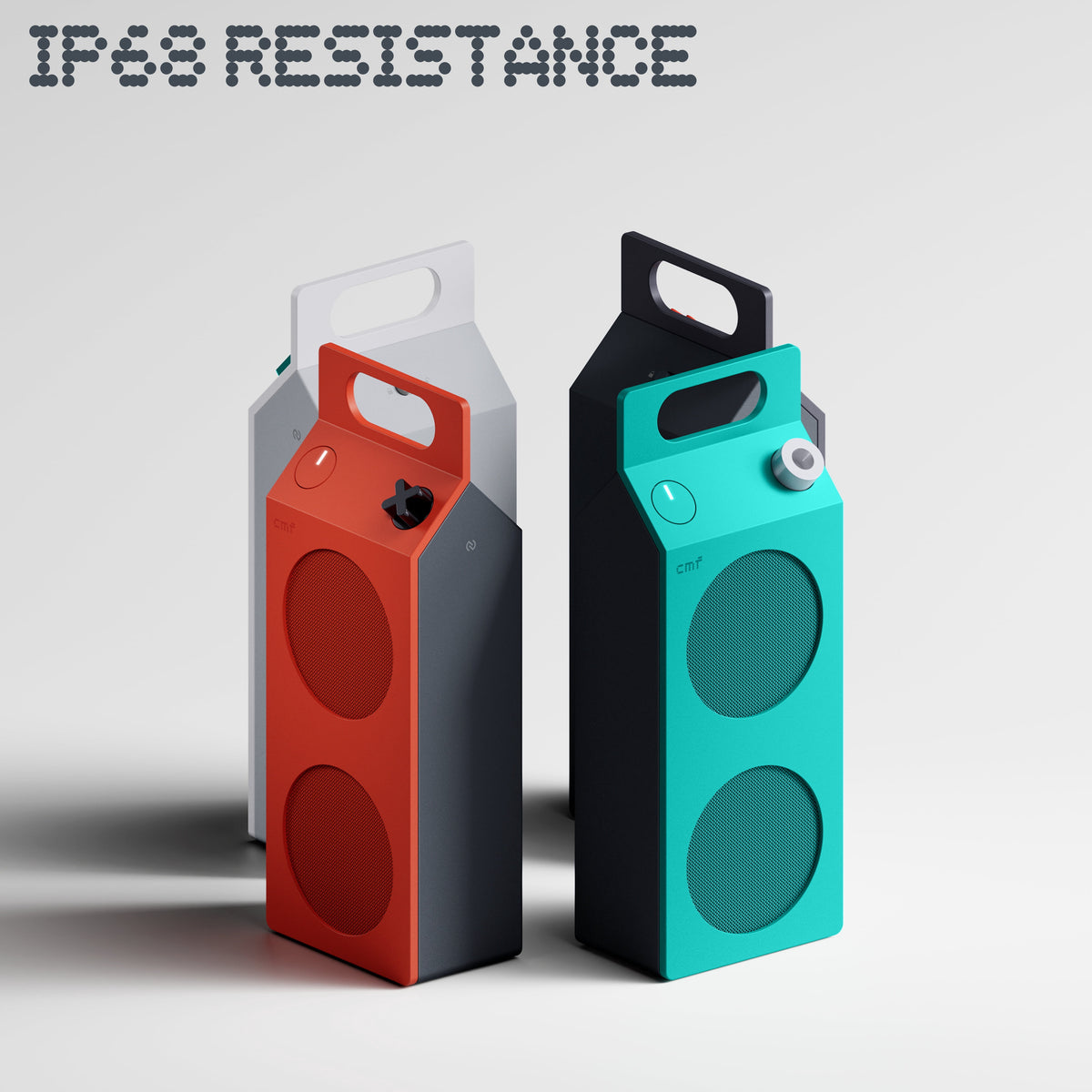 CMF Speaker M Portable Bluetooth Speaker, 35W Woofer & Tweeter, 18H Playtime, IP68 Waterproof & Dustproof, Ultra Bass & Wide Soundstage, Bluetooth 6.0, USB-C Audio