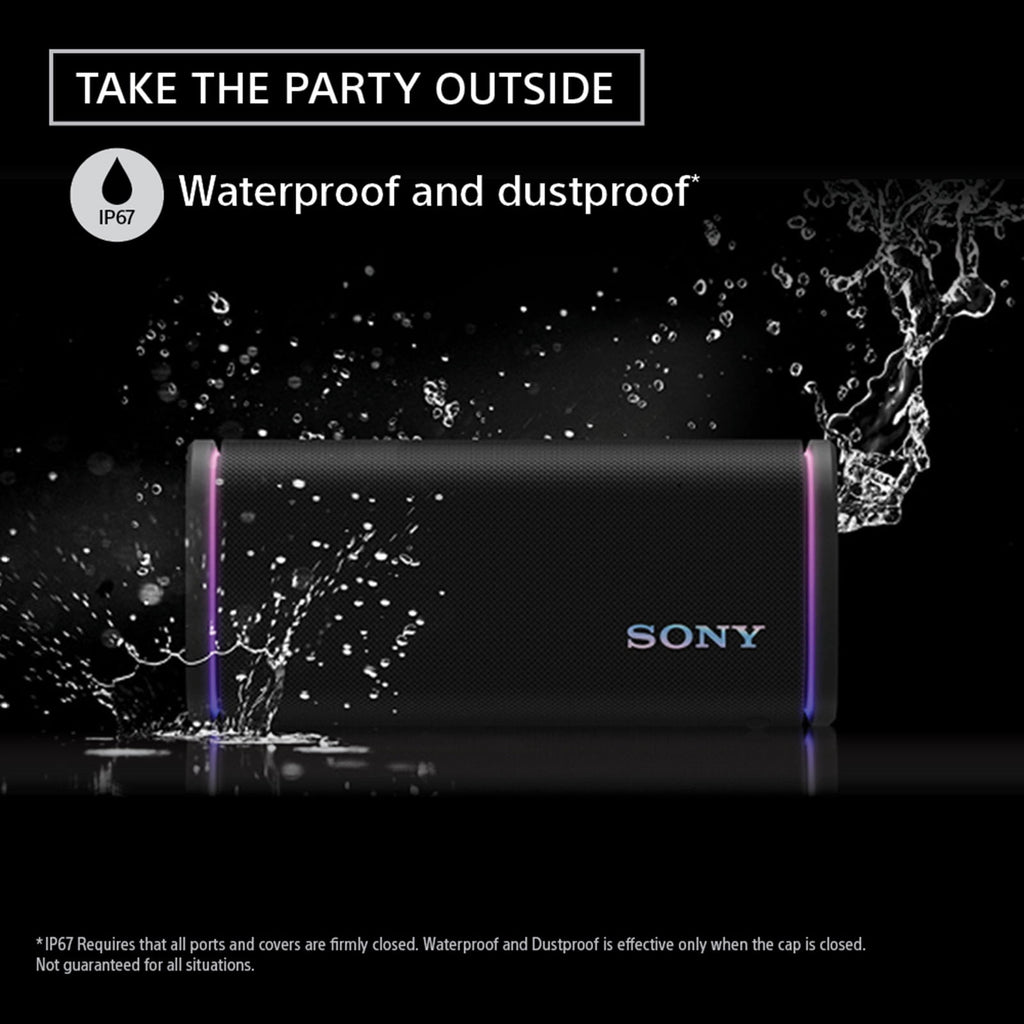 Sony ULT FIELD 5 Wireless Portable Bluetooth Speaker, IP67 Waterproof, Dustproof, and Rustproof, Black