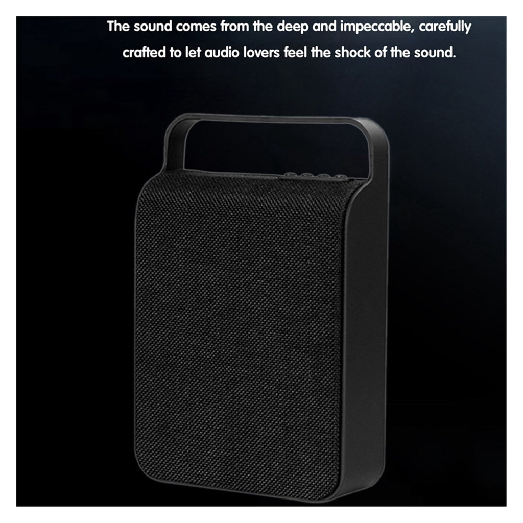 Hs-345 Bluetooth Speaker Cloth Portable Bluetooth Speaker High Sound Quality Stereo Smart Speaker Outdoor Subwoofer ,Media Combo