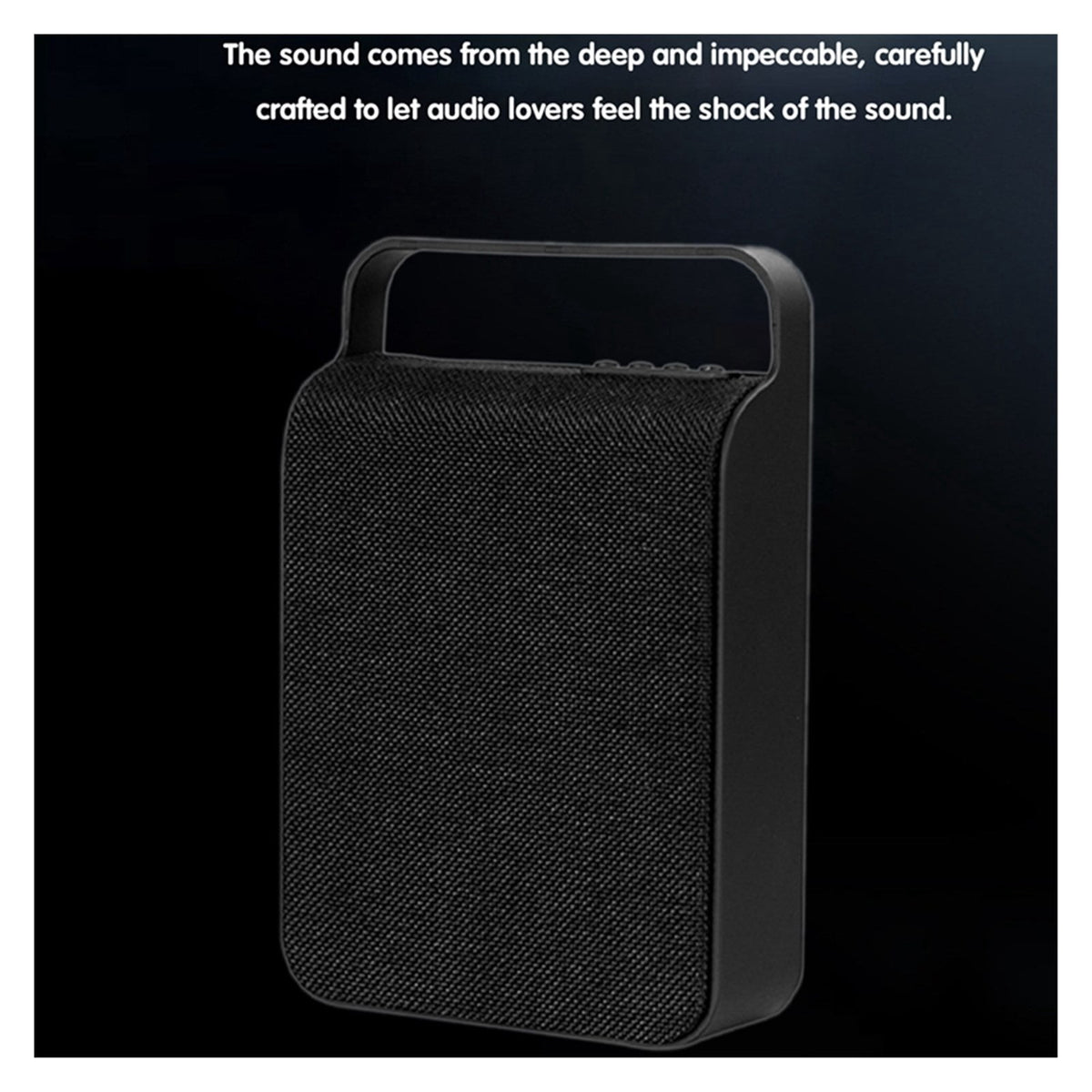Hs-345 Bluetooth Speaker Cloth Portable Bluetooth Speaker High Sound Quality Stereo Smart Speaker Outdoor Subwoofer ,Media Combo